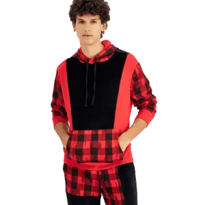 Sun + Stone Men's Colby Buffalo Plaid Hoodie