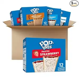 Pop-Tarts Toaster Pastries 60-Count 4 Flavor Variety Pack