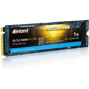 Inland Performance Plus 1TB NVMe 4.0 Gen4 PCIe M.2 Internal SSD