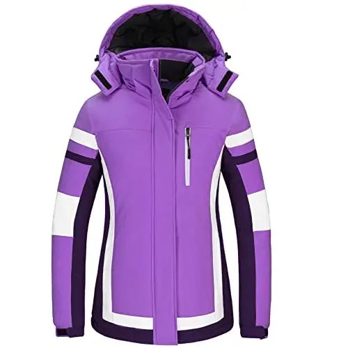 Wantdo 带风帽 女士 防水 滑雪保暖服