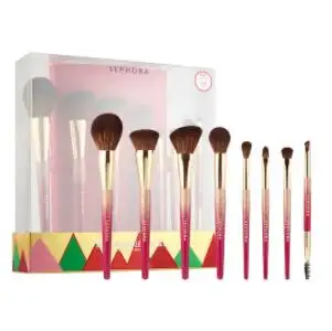 补货！SEPHORA COLLECTION Season to Sparkle化妆刷8件套