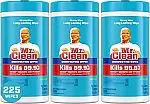 3-Pack 75-Ct Mr. Clean Disinfecting Wipes