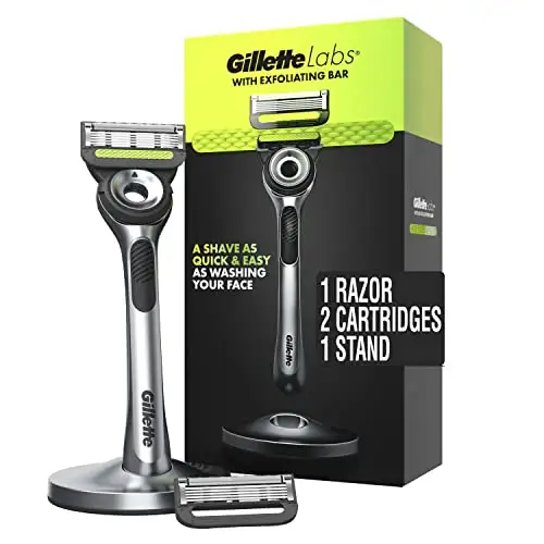 史低价！Gillette 男士剃须刀，包括2个刀片