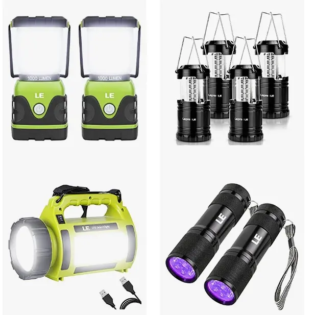 金盒特价！Amazon精选 Lighting EVER 户外/应急 照明灯和手电筒促销！ 