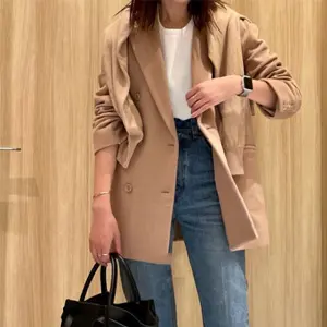 Mila Owen 翻领宽松毛混西装 09WFJ214203