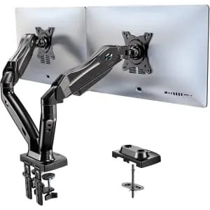 Huanuo Gas Spring Dual Monitor Arm Mount