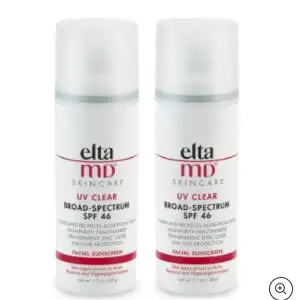 EltaMD UV Clear SPF46 广谱防晒 两支装