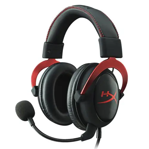 HyperX Cloud II Gaming Headset for PC & PS4 - Red