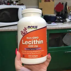 Now Foods 诺奥 Non-GMO非转基因 大豆卵磷脂软胶囊1200mg*400粒
