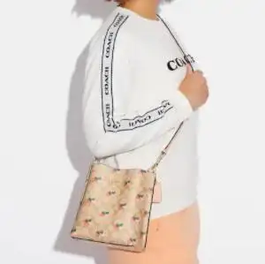 补货！Coach蔻驰Mollie 22老花水桶包