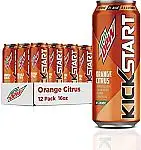12-Pk 16-oz Mountain Dew Kickstart (Orange Citrus, Black Cherry)