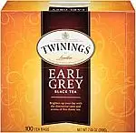 100-Count Twinings of London Earl Grey Black Tea Bags