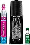SodaStream Terra Sparkling Water Maker (Black) with CO2, DWS Bottle and Bubly Drop
