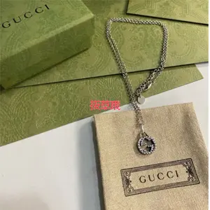吴磊同款！GUCCI古驰 做旧风双G项链