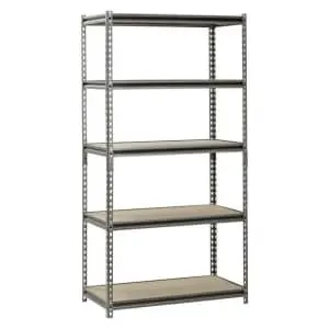 Muscle Rack Silver Vein 72" 5-Shelf Steel Shelving