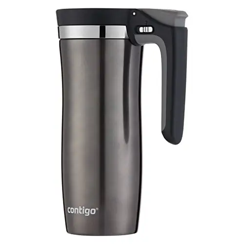 仅限今日！Contigo 带柄 不锈钢 旅行杯，16 oz