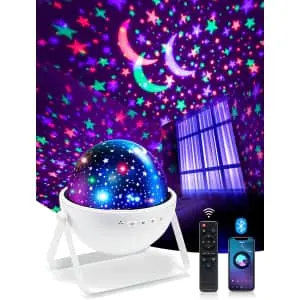 One Fire Bluetooth Galaxy Night Light Projector
