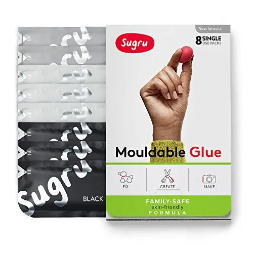 Sugru 神奇万能修补硅胶，黑/白/棕/灰色，8块装