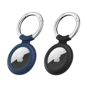 ESR Cloud Silicone AirTag 2021 Keychain Case 2-Pack