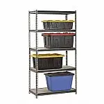 72" Muscle Rack 5-Shelf Steel Storage Shelving Unit