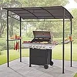 Bliss Hammocks Bliss Outdoors BCA-100 85in BBQ Grill Gazebo Canopy w/ Serving Shelf