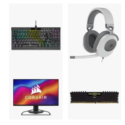 金盒特价！Amazon精选 Corsair 海盗船 游戏电脑外设及其附件促销！ 