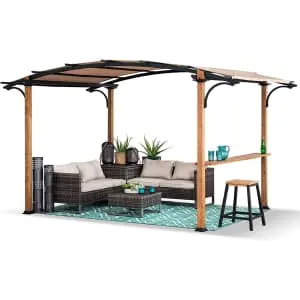 Sunjoy 8.5x13-Foot Arched Pergola