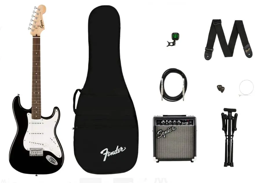 Fender Squier Strat Starter Pack (great complete kit for beginner) $130