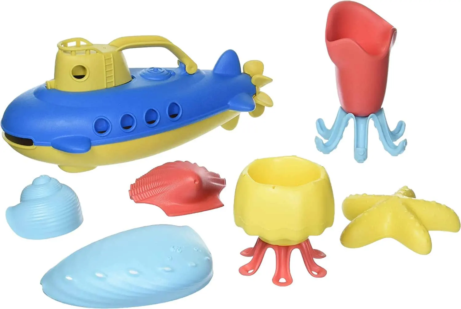 Green Toys: Tea for Two Set & Book $5, Tide Pool Submarine Bath Set