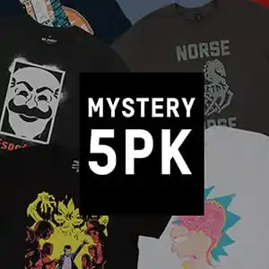 IWOOT Mystery Geek Clothing 5-Pack