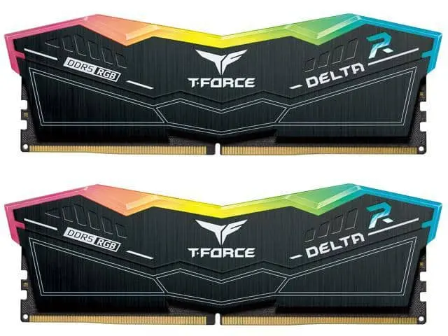 32GB Team T-Force Delta RGB DDR5 Desktop Memory + 2TB Cardea Zero M.2 PCIe SSD