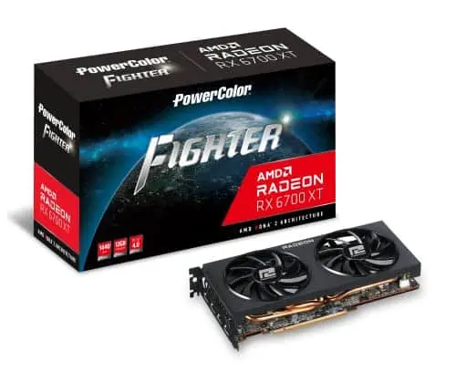 PowerColor Fighter AMD Radeon RX 6700 XT 12GB GDDR6 Gaming Graphics Card