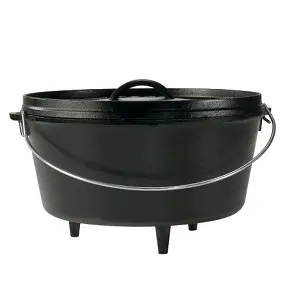 Lodge Deep Camp 8夸脱铸铁荷兰烤肉锅，8夸脱款