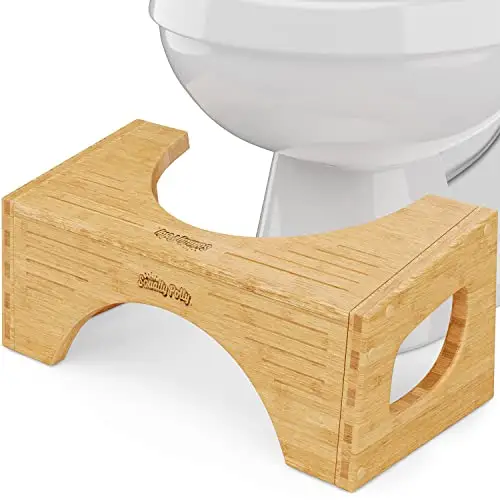 史低价！Squatty Potty 竹制 马桶脚凳，7吋和9吋
