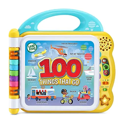 史低价！LeapFrog 100 单词 英、西文 触摸 有声学习书