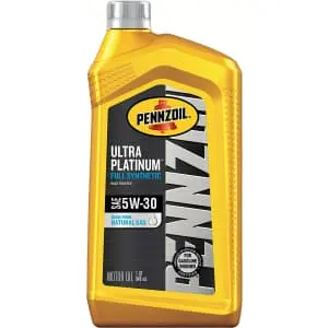 Pennzoil Ultra Platinum Full Synthetic 5W-30 Motor Oil 1-Quart Bottle