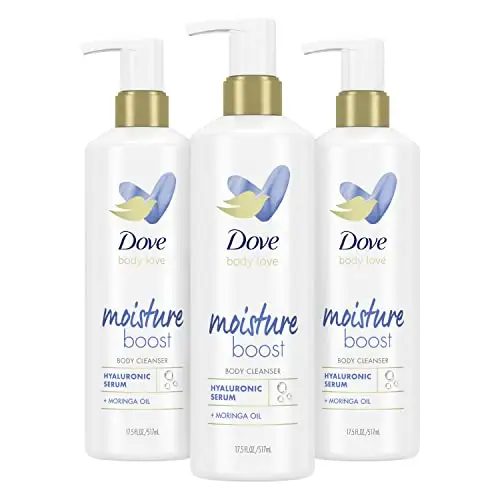 Dove多芬 玻尿酸保湿沐浴露，17.5 oz/瓶，共3瓶，现点击coupon后仅售