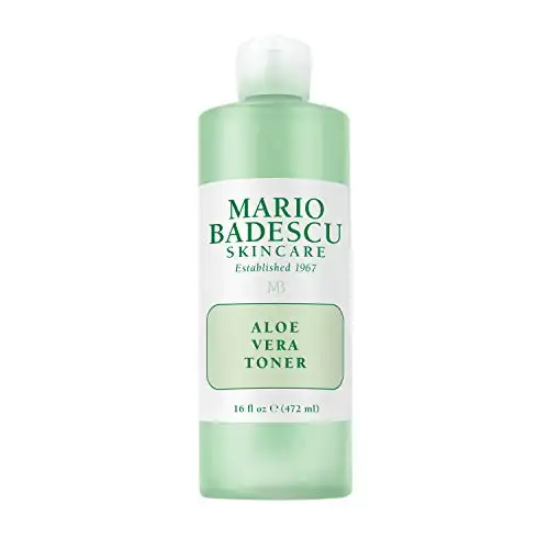 Mario Badescu Aloe Vera Toner for Dry and Sensitive Skin | Soothing Facial Toner that Hydrates and Balances| Formulated with Aloe Vera| 16 FL OZ, List Price is