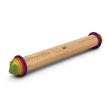 Joseph Joseph 20085 Adjustable Rolling Pin with Removable Rings, Multicolored