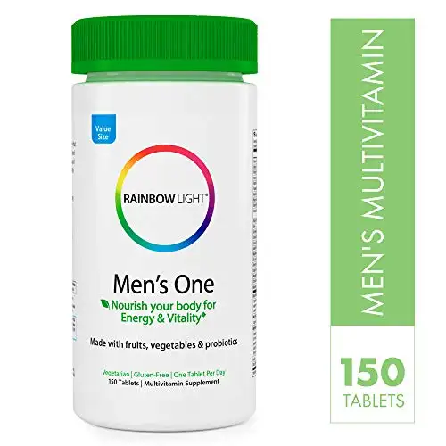 Rainbow Light 每日一片男性黄金综合维生素，150片