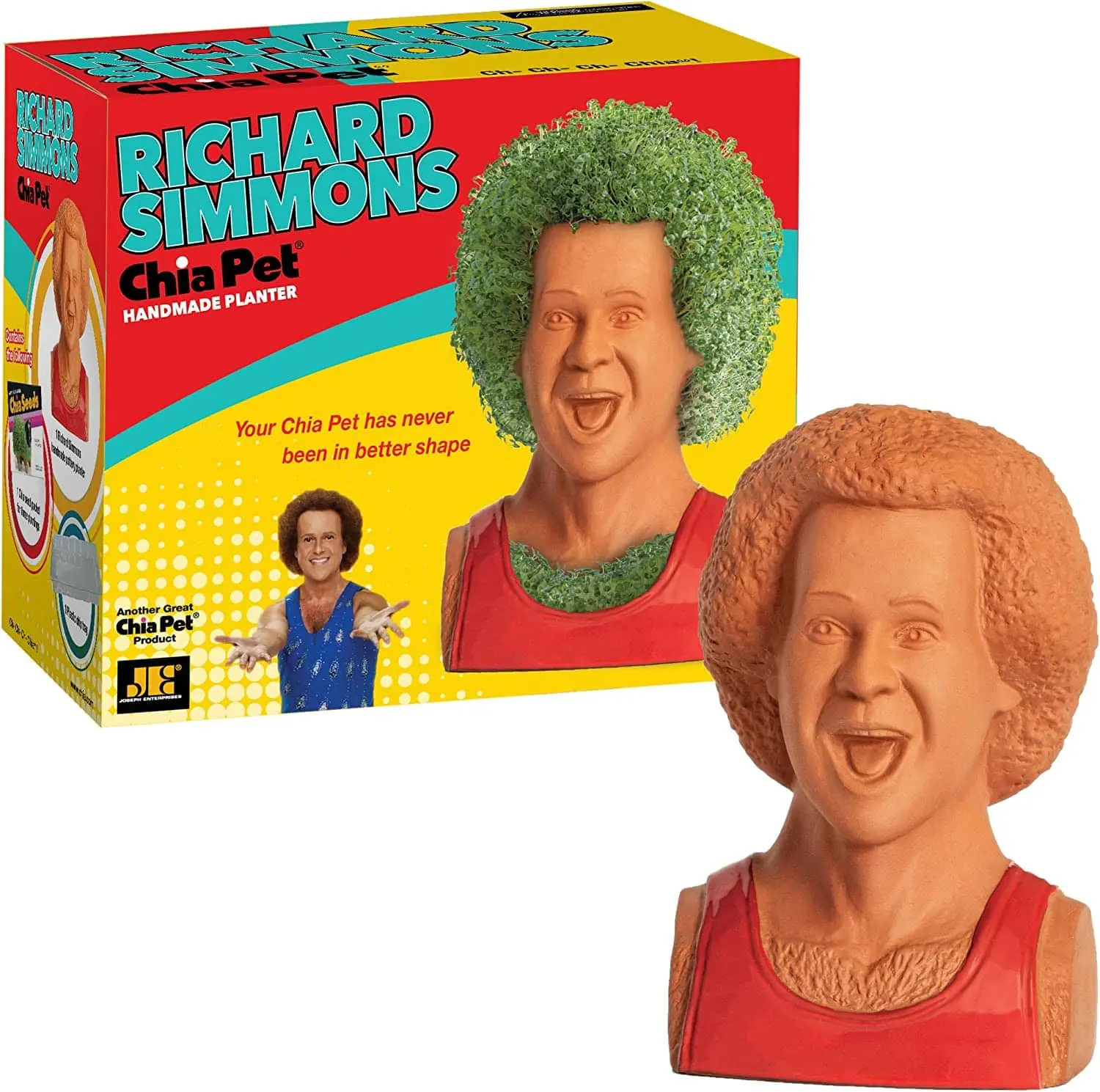 Chia Pet Richard Simmons w/ Seed Pack