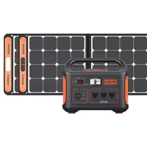 Jackery Explorer 1000 Power Station + 2 SolarSaga 100W Solar Panels