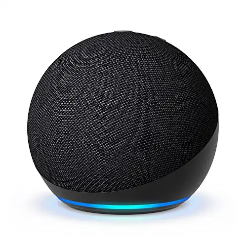 第五代 Echo Dot 智能管家音箱，支持 eero 网络扩展