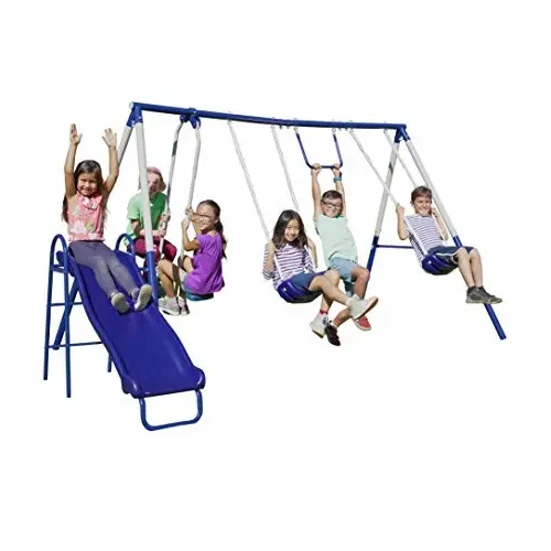 Sportspower Arcadia Swing Set - Outdoor Heavy-Duty Metal Playset for Kids, List Price is