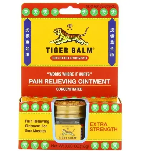 Tiger Balm虎标万金油， 跌打损伤止痛软膏，0.63 oz