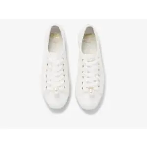 Keds x KSNY Women's Triple Kick Floral Eyelet Sneakers w/ Pearl Charms