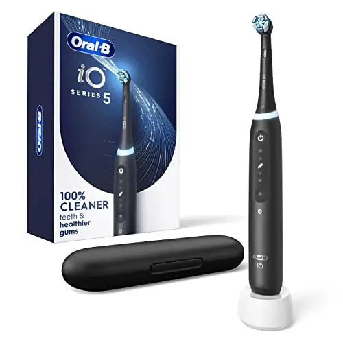 Oral-B iO Series 5 Electric Toothbrush with (1) Brush Head, Rechargeable, Black, List Price is