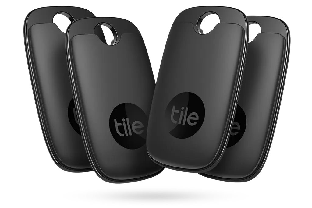 4-Pack Tile Pro Bluetooth Tracker (Black)