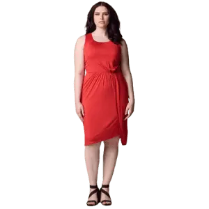 Simply Vera Vera Wang Women's Draped Midi Dress