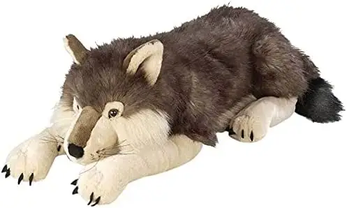 30" Wild Republic Jumbo Wolf Plush